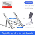 Laptop Stand Foldable Portable Cooling Pad Elevated N3 Bracket Aluminum Desktop Stable Computer Stand