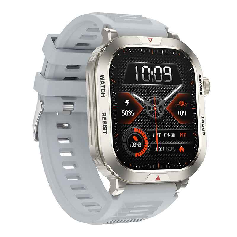 Smart Watch with Bluetooth Calling, Message Push Notification, Heart Rate Monitor, Step Counter, and Sports Tracking - ZW66 Smartwatch