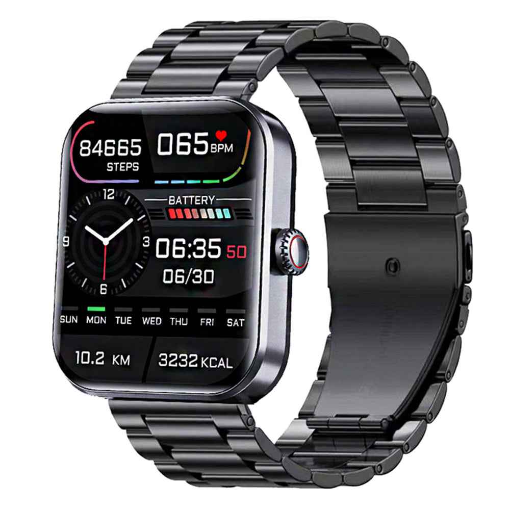 Smart Watch with Heart Rate, Blood Pressure, Body Temperature Monitoring, Sleep Tracking, Step Counter,