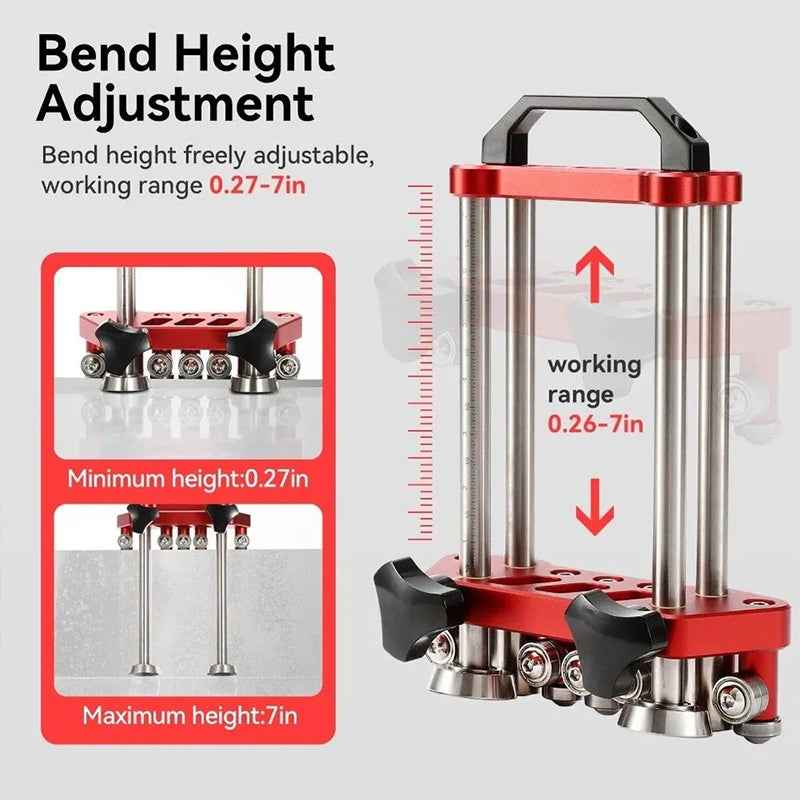 2-Station Metal Sheet Bender, Roofing Metal Tool, Bending & Hemming Machine, Sheet Metal Brake