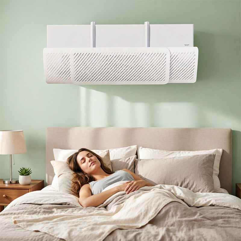AC Wind Deflector – Adjustable Air Conditioner Diffuser to Stop Cold Air Blowing Directly on You