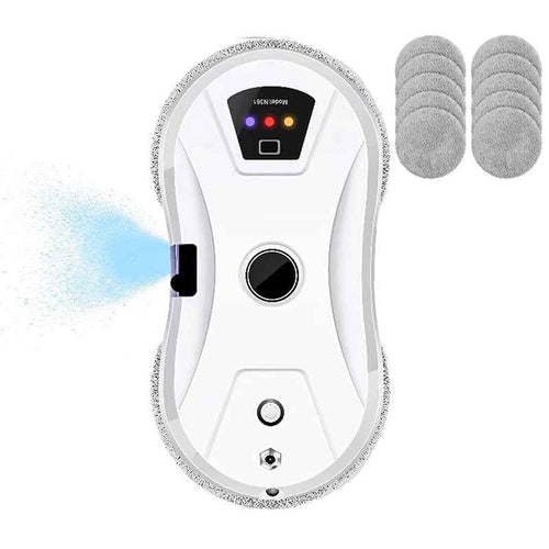 5600Pa Smart Window Cleaning Robot, Ultra-Thin Auto Glass Cleaner with Remote for Home & Office