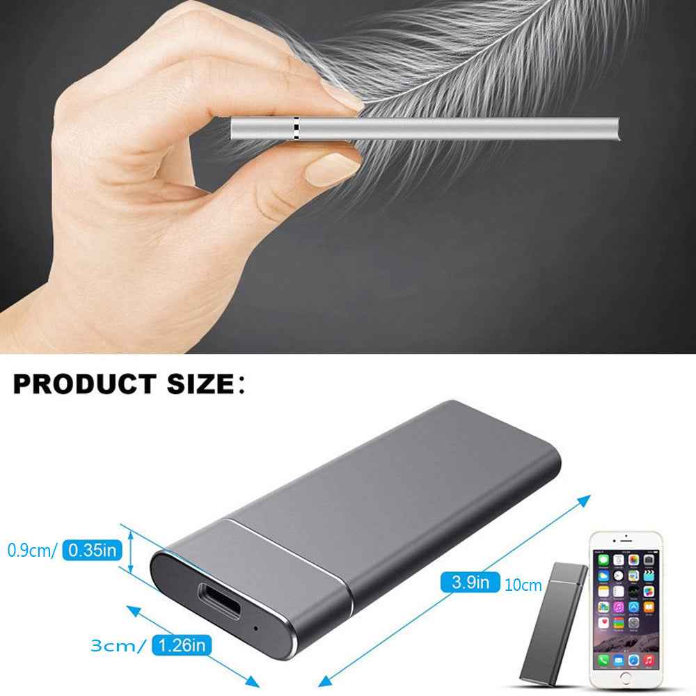 High-Speed 1TB 2TB 4TB 8TB 16TB SSD Silver M.2 Stick 480MB/s Instant Delivery