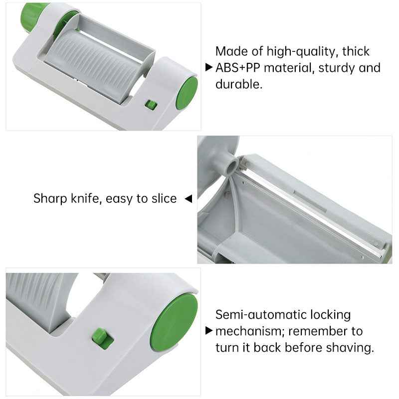 Multi-Function Vegetable Fruit Slicer – Manual Safety Rotary Peeler for Potato, Apple & More, Kitchen Gadget & Accessories