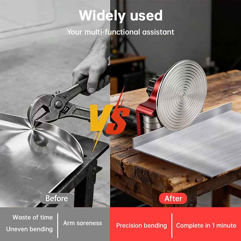 2-Station Metal Sheet Bender, Roofing Metal Tool, Bending & Hemming Machine, Sheet Metal Brake