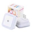 Square LED Night Light Plug-in Smart Light Control Indoor Sensor Bedside Lamp for Bedroom
