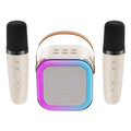Wireless Bluetooth Microphone Speaker with Karaoke Function, Portable All-in-One Home KTV Set