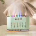 Cross-border New Air Humidifier Home Silent Bedroom Five-hole Spray Aromatherapy Creative Dynamic Colorful Voice Control Pick-up