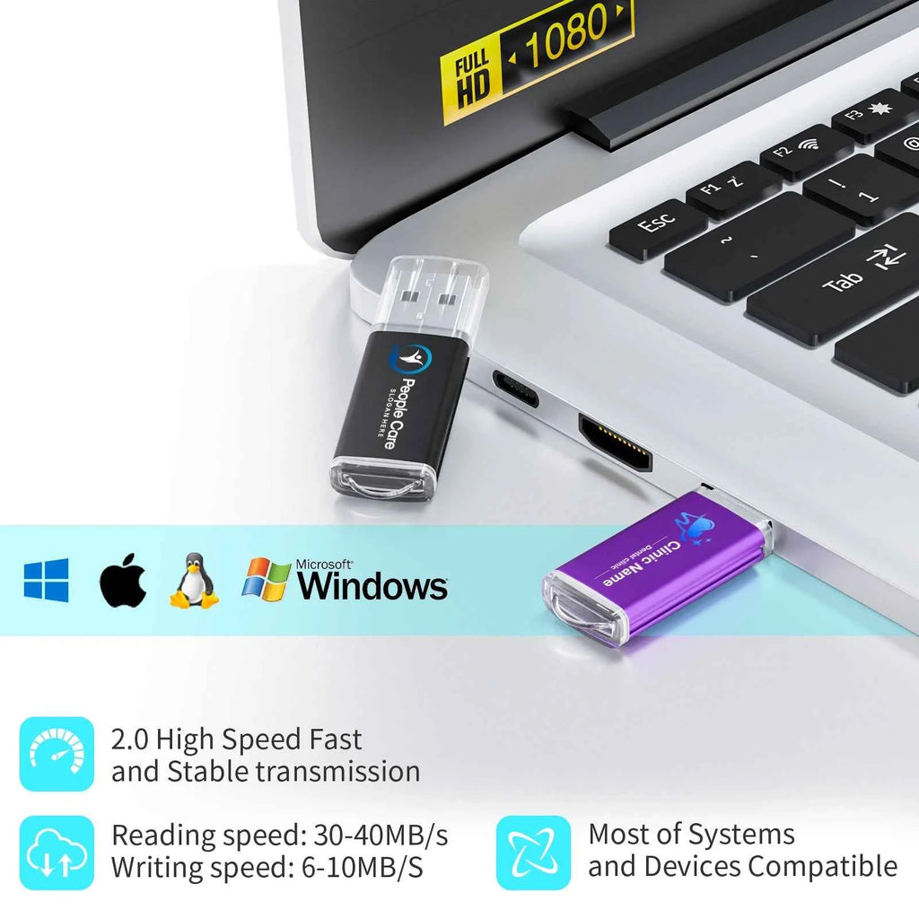 JASTER Small Capacity USB Flash Drive 512MB Low Price Pen Drives 256MB Free LOGO Memory Stick 128MB Wedding Photography Gifts