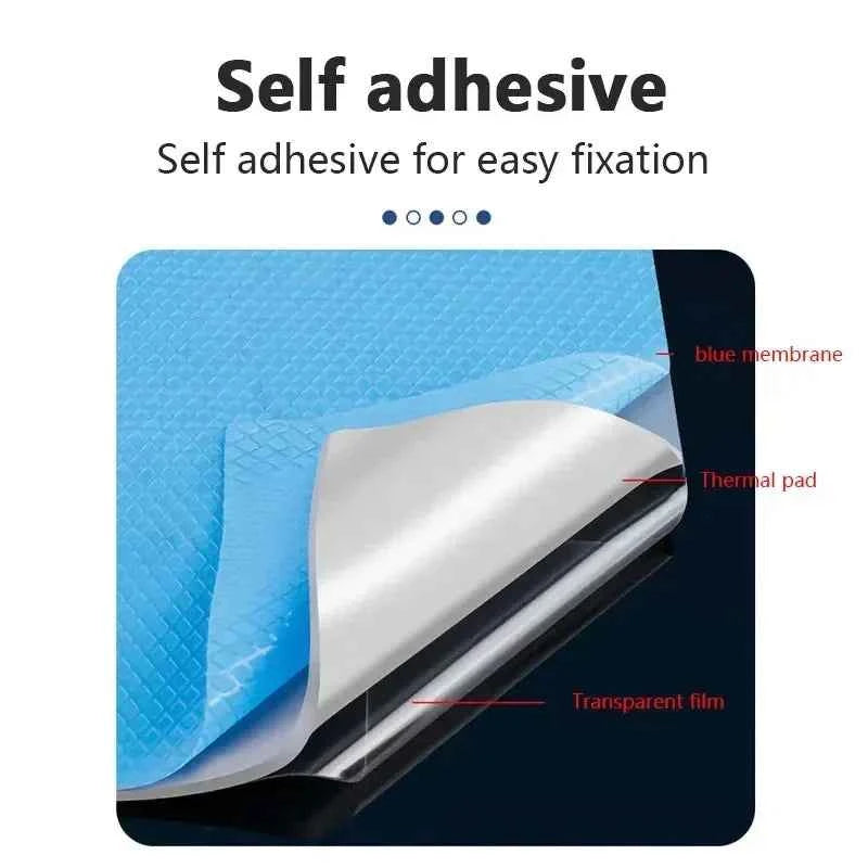 COOLCIRC 24W/Mk Thermal Pad 80x40mm/100x100mm Size For GPU CPU Radiator Cooling Conductive Silicone High Quality Heat Insulation