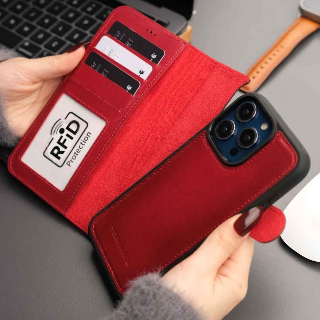 Casper iPhone 16 Pro Max Wallet Case Leather MagSafe